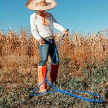 Cowboy Loop Lasso, Cowboy Cowgirl Ropes, Magic Ropes, Pre-Tied Ropes, Cowgirl And Cowboy Accessories, Ropes, Halloween Cowgirl And Cowboy Costumes, Stage Props Ropes, Rope Clothing, Red Ropes, Blue Ropes, Upgraded Version - Multicolor - View 12