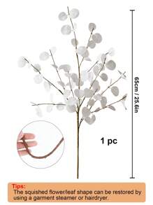 1pc Artificial Plants Eucalyptus Stems Eucalyptus Leaf Spray Faux Eucalyptus Branches Greenery Stems Silk Plastic Plants Floral For Vase Home Party Wedding Decoration, Valentine Day, Gift Gifts Birthday Graduation