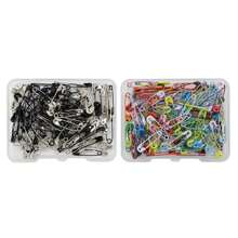 1 Boîte De 120 Pièces Assortiment De Couleur De Bonbon Épingles De Sûreté Avec Petite Boucle Et Aiguille Pour Broche D'ornement