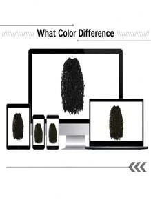 1PC 14 Inch Butterfly Locs Crochet Hair Long Distressed Faux Braids Hair Pre-Looped Synthetic Crochet Soft Locs  Goddess Locs Hair Extensions - Black - View 7