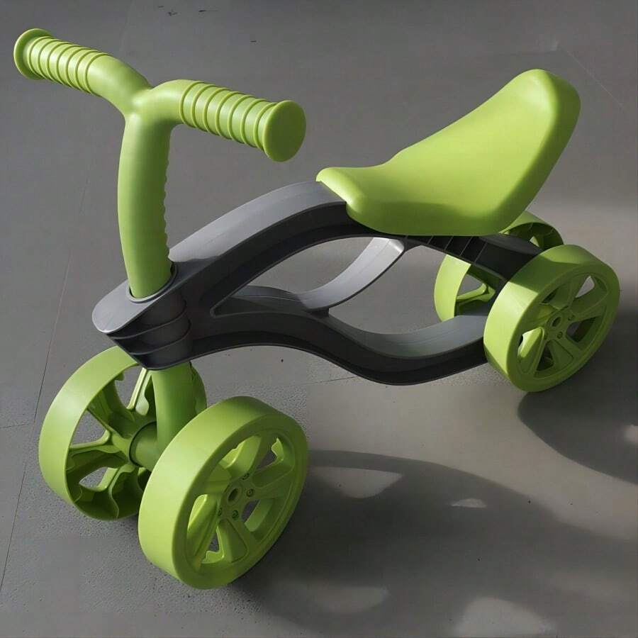 Kids Balance Bike 16 Years Old No Pedal FourWheeled Gliding Bicycle
