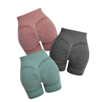 Short Curto Levanta Bumbum Feminino Push Up Academia Yoga
