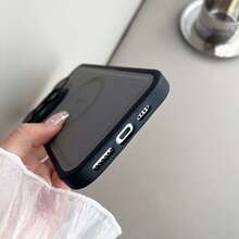 Funda Magsafe Tipo Piel Leather Case Protector Para  iPhone 7/8/XS/XR/11/12/13/14/15 - Marrón - Ver 7