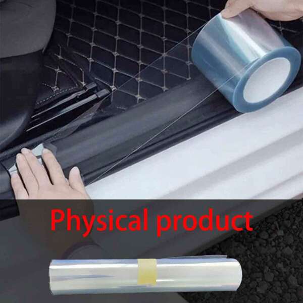 1pc 10cm*300cm Universal Car Front Bumper Guard Clear Paint Protection Film