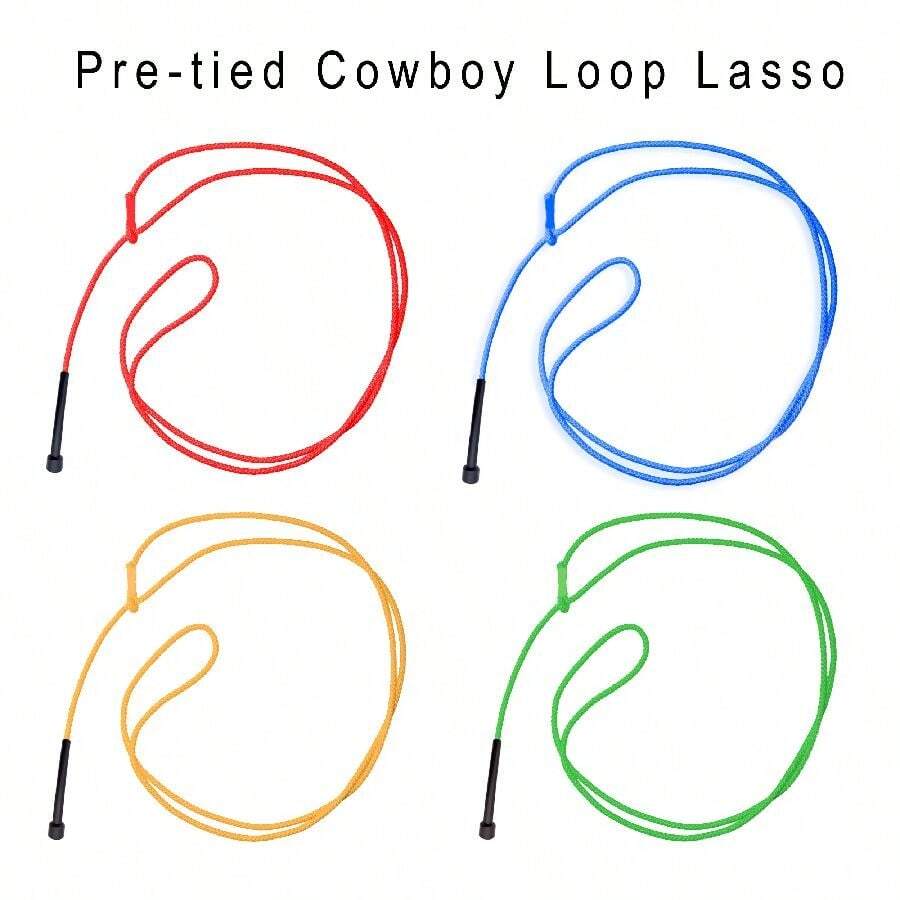 Cowboy Loop Lasso, Cowboy Cowgirl Ropes, Magic Ropes, Pre-Tied Ropes, Cowgirl And Cowboy Accessories, Ropes, Halloween Cowgirl And Cowboy Costumes, Stage Props Ropes, Rope Clothing, Red Ropes, Blue Ropes, Upgraded Version