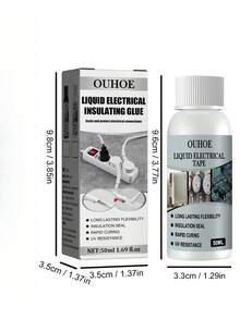 Ouhoe Liquid Insulation Glue Resistant To High Temperature, Good Insulation, Weatherproof, Waterproof, Sealing And Repair Glue - White Bottle 30ml - View 7