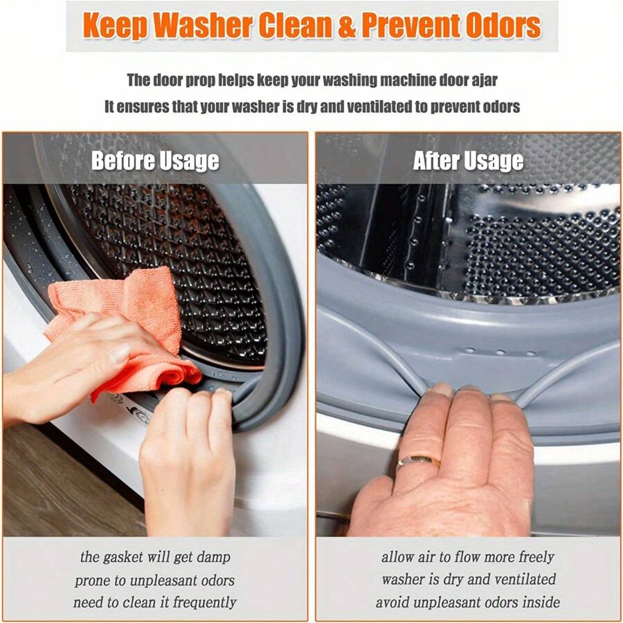 Front Load Washer Door Prop Keep Your Washer Door Open And Stable With Flexible Prop