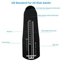 1Pc Professional Foot Measurement Device US Standard Shoe Sizer Shoe Measuring Device Ruler Sizer For Kids And Adults - A Blue B Black - View 8