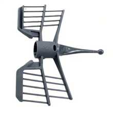 1入蝴蝶攪拌棒刮刀,適用於thermomix Tm31 Tm5 Tm6天然果汁機,廚房機器工具更換配件,可重複使用的刮刀 - 灰色 - 查看 3