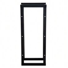 HOMCOM Firewood Racks - الأسود - مشاهدة 4