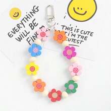 1 Miếng Nhiều màu Bằng gỗ Kết cườm Móc chìa khóa Đối với phụ nữ Với Dễ thương Con voi , Hoa Hướng dương & Thiết kế hoa , Cũng có thể sử dụng Như Vòng đeo tay Hoặc Túi quyến rũ - Nhiều màu - Xem 10