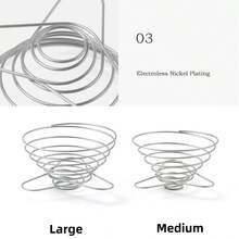 1pc Stainless Steel Coffee Filter, Outdoor Camping Coffee Drip Rack, Folding Funnel Coffee Cup, Hand Drip Coffee Maker - Stainless Steel Color--medium Size - View 11