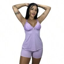 Maternity Sleepwear - Màu Hoa hồng đỏ - Xem 5