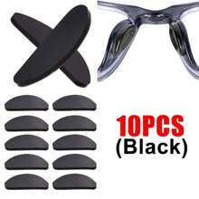 10入組矽膠鼻墊貼片,眼鏡防滑柔軟鼻托墊 - 白色 - 查看 6