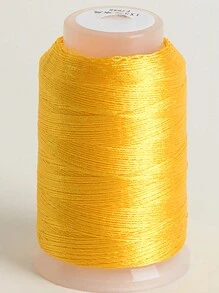 30克/卷，350米/卷人造丝缝纫线，手工编织绳，DIY流苏和串珠首饰制作配件 - 彩色 - 查看 10