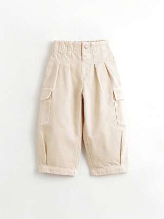 MARC&JANIE 男孩款鬆身春季牛仔褲，大口袋休閒運動和工作服裝風格