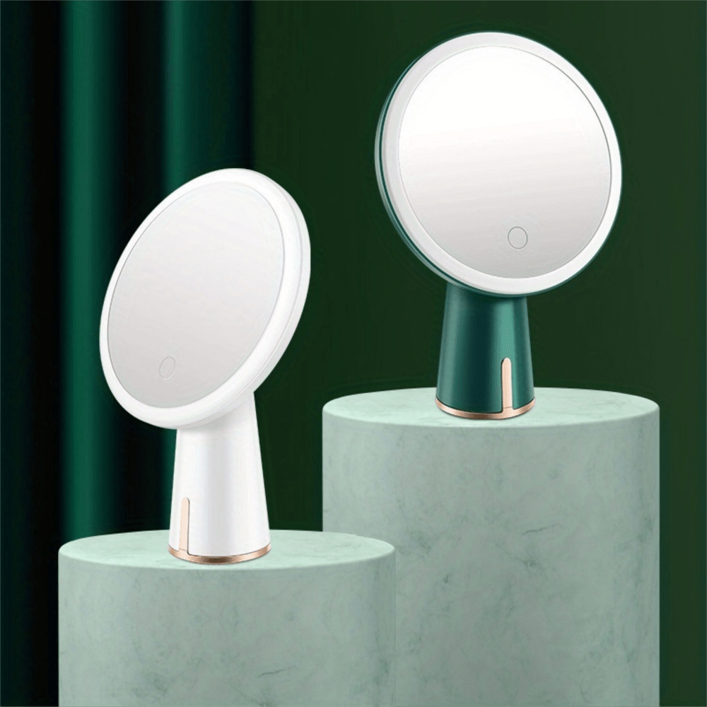 Lighted Makeup Mirror With LED Light, 4K HD Desktop Makeup Vanity