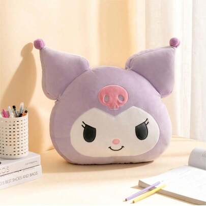 Miniso Sanrio Kuromi Series-Elastic And Super Soft Upgraded Little Devil Pillow (1pc)