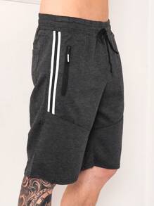 Men Shorts - 深灰色 - 查看 2