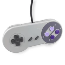 Controlador De Videojuegos Con Cable, Usb, Snes Mini Gamepad. Interfaz Para Pc - Blanco - Ver 2