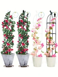 1 stuk Toren Tuin Plantenondersteuning Voor Klimmen En Bloemen , Licht Plant Toren , Europese Stijl Steun Kaders Voor Liaan Klimmen Balkon In Bloem Stand Tuinieren