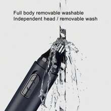 1只鼻毛修剪器電動鼻毛修剪器男士剃鬚刀女士脫毛器切割器防水