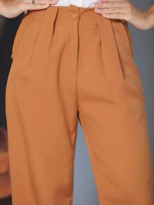 Women Pants - Màu Khaki - Xem 6