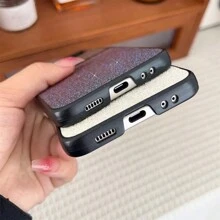 1 件白色闪光翻盖可折叠手机壳，防震保护套，兼容 Galaxy Zflip3 4 5 Zfold 3 4 5 P50 Pocket - 白色 - 查看 7