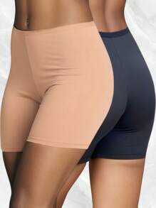 Kit 2 Short Anágua Segunda Pele Shortinho Íntimo Bermuda - Anagua