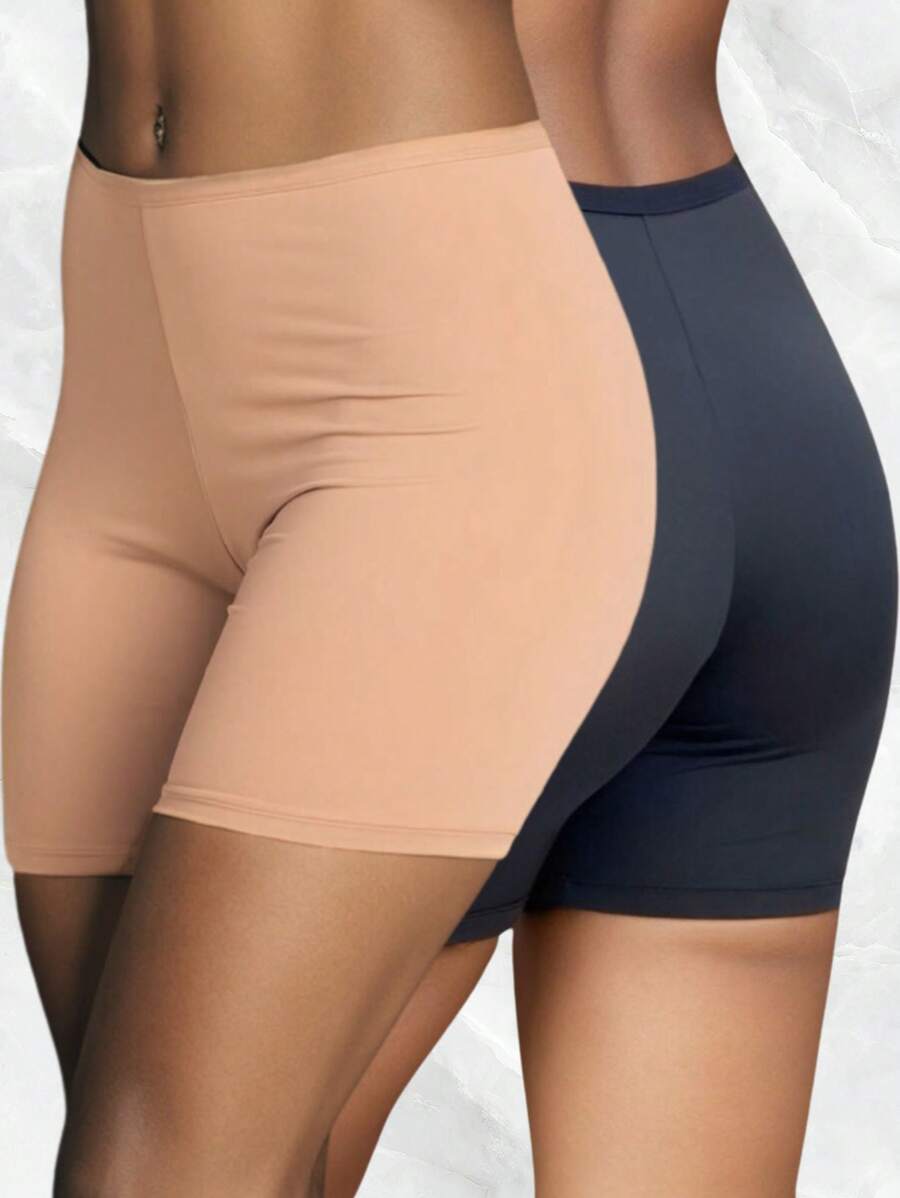 Kit 2 Short Anágua Segunda Pele Shortinho Íntimo Bermuda - Anagua