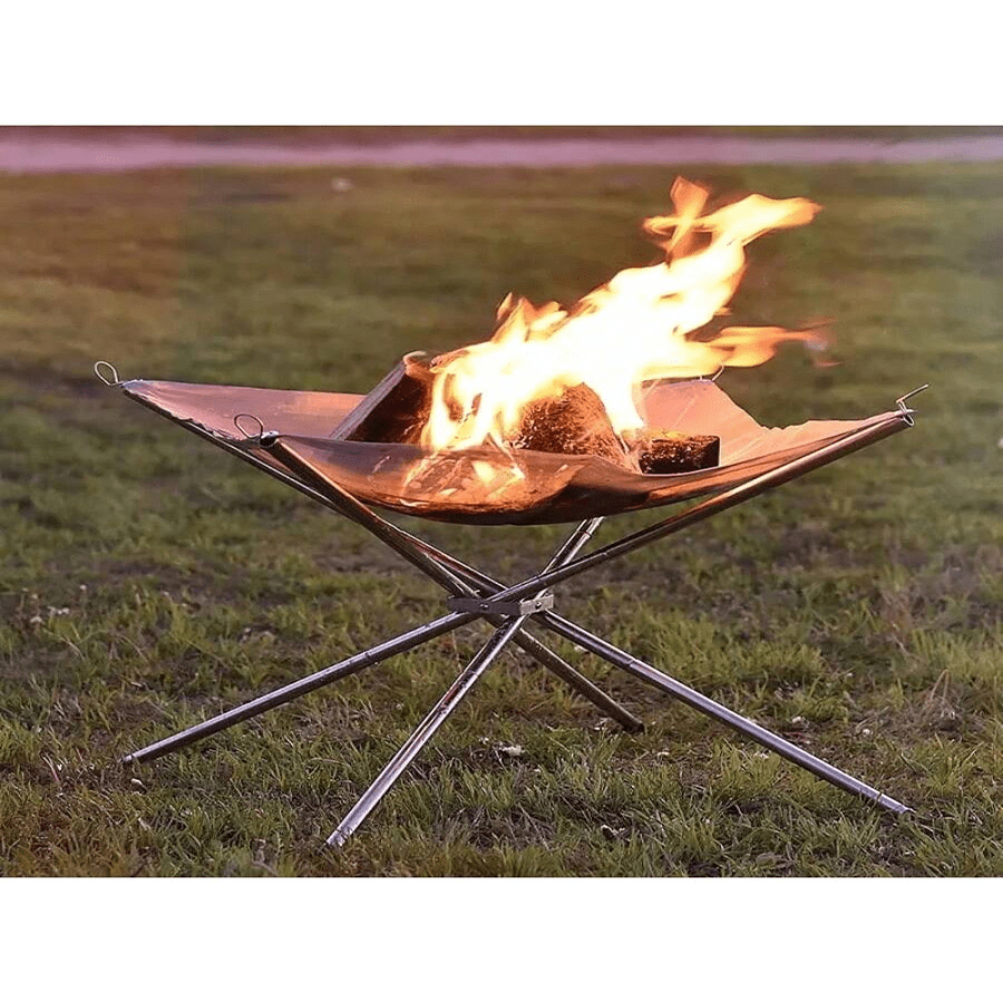 Bonefire Rack 1pc Outdoor Stainless Steel Bonfire Rack Convenient Folding Firewood ...