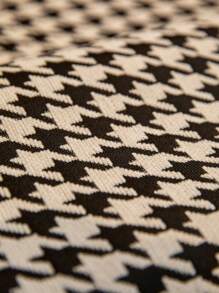 1只十字格沙發坐墊全季節通用防滑沙發套 - 灰色 - 查看 4