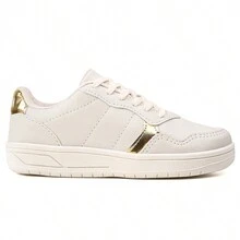 Women Wedge Sneakers - Màu be - Xem 3