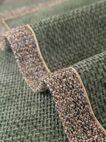 1pc All Season Sofa Cushion Cover, Chenille Dust-Proof Dirt-Resistant Seat Pad, Modern Simple Non-Slip Sofa Blanket, Grey Dust-Proof Dirt-Resistant Slipcover, Machine Washable - Green - View 9