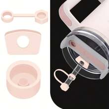 3 Pezzi Stopper Anti-perdita In Silicone Per Tazza 2.0 40oz/30oz Borraccia A Tenuta Stagna Accessori Di Tenuta Con Tappo Anti-perdita Rotondo E Tappo Anti-perdita Quadrato Con Coperchio Adattatore Per Cannucce