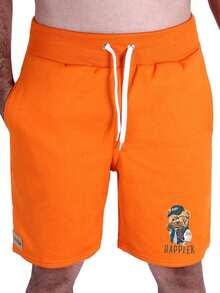 Men Shorts - Orange - View 1