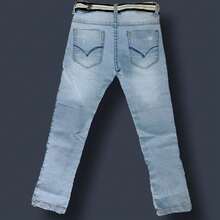 Young Boys Denim Tops - Màu xanh lam - Xem 5
