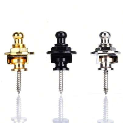 1 Pieza Botón De Bloqueo De Correa De Guitarra Para Todas Las Correas De Guitarra Acústicas, Eléctricas Y De Bajo, Accesorios De Guitarra