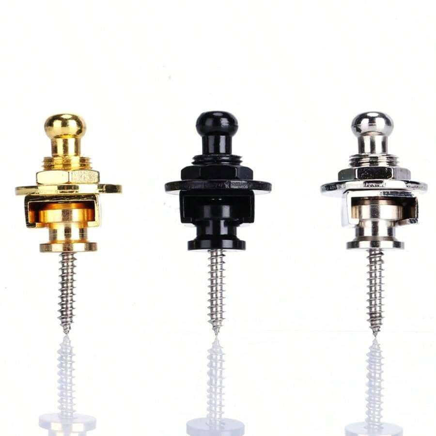 1 Pc Guitar Strap Lock Straplock Button for all Acoustic Electric Bass Guitar Strap Guitar Accessories - Multicolor - View 1