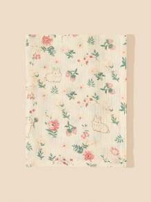 1pc Printed Pattern Baby Soft & Breathable Swaddle Blanket - Multicolor - View 2