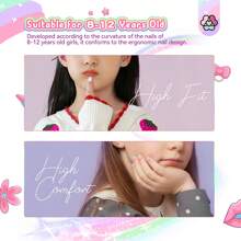 SAVILAND 168Pcs 7 Pack Press On Nails For Kids Children Fake Nails Stick On Nails Pre-Glue Full Cover Glitter Gradient Color Star Short Acrylic Nail Tips Nail Art Christmas Gifts For 8-12 Year Kids - 兒童指甲按壓02 - 查看 4
