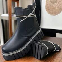 Women Pant Boots - 黑色 - 查看 1
