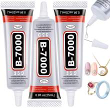 1瓶15毫升b7000工藝膠,多功能b-7000超級黏合劑液體融合膠,適用於鑽石、手工藝品、服裝鞋子、布料、珠寶製作、手機等 - 1*15毫升 - 查看 16