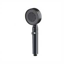 High Pressure Showerhead, Multi-Function Handheld Sprayer, 5 Modes, 360° Adjustable & Detachable Covered With Water Spray Showerhead, With Pause Button - Shower Head - View 1
