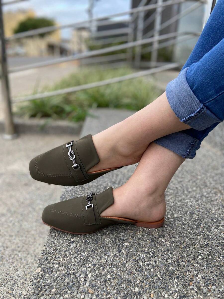 Women Casual Shoes - Màu xanh lá cây đậm - Xem 1