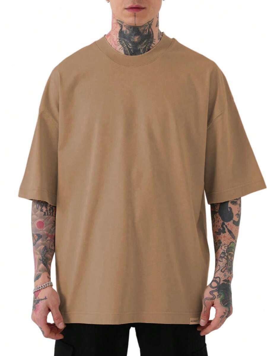 Men T-Shirts - 鏽棕色 - 查看 1