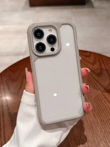 Ốp lưng cứng trong suốt, tối giản, chuẩn quân đội, chống va đập, làm bằng chất liệu acrylic, tương thích với Apple 17 Pro Max/17 Pro/17 Air/17/16 Pro Max/16/16 Pro/16 Plus/16e/12/13/14 Pro Max/XS/XR/11 Pro/11 Pro Max/12 Pro/12 Pro Max/13 Pro/13 Pro Max/7 Plus/14 Pro/14 Pro Max/14 Plus/7 Plus/8 Plus/8/SE2 - Quà tặng mùa xuân - Xám - Xem 4