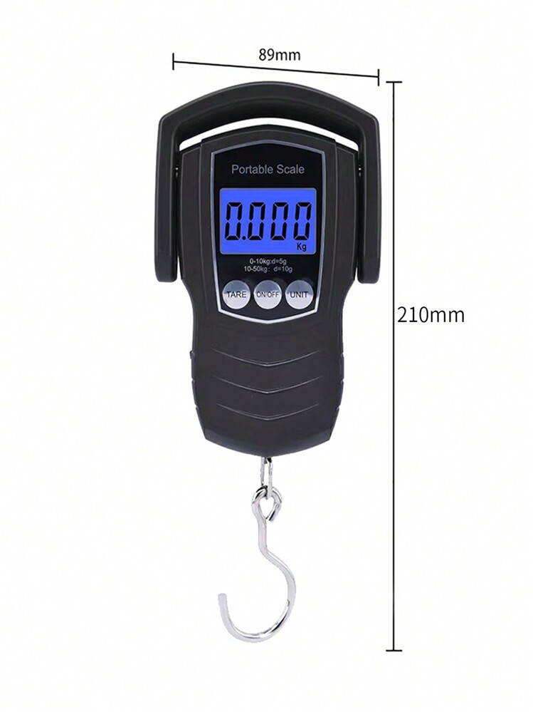 [Bästsäljare]1st våg med krok, bagagevåg, resväska viktvåg med krok, bakgrundsbelyst LCD-skärm digital våg, fickvåg för resor gård Jakt Fiske utomhus, Resesaker, digital bärbar handhållen hängvåg, bagageetikett - Multifärgad - Visa 4