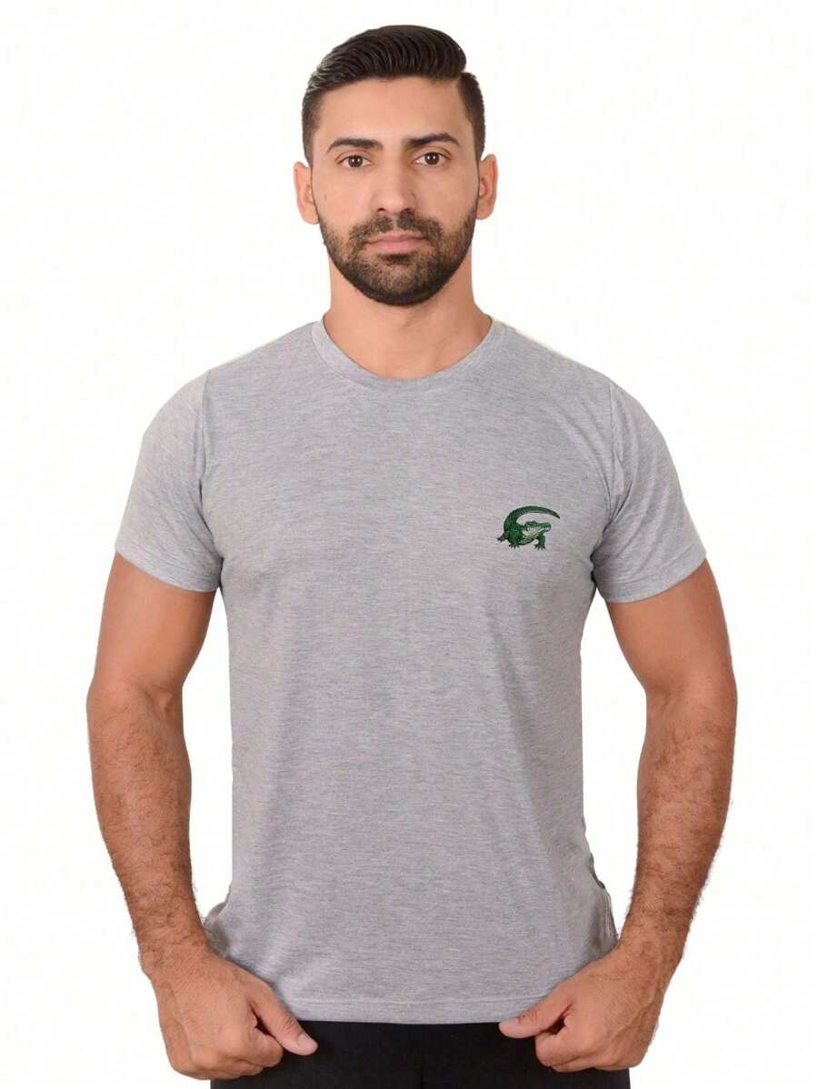 Men T-Shirts - Màu Xám nhạt - Xem 1