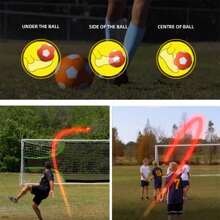 Juguete De Fútbol Mágico Para Juego De Fútbol Al Aire Libre - naranja blanco - Ver 5